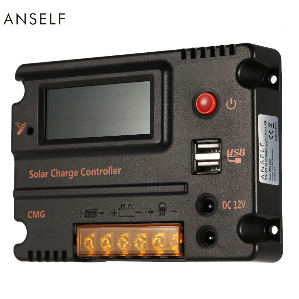 20A Solar Charge Controller Solar Panel Battery Regulator Auto Switch Controller