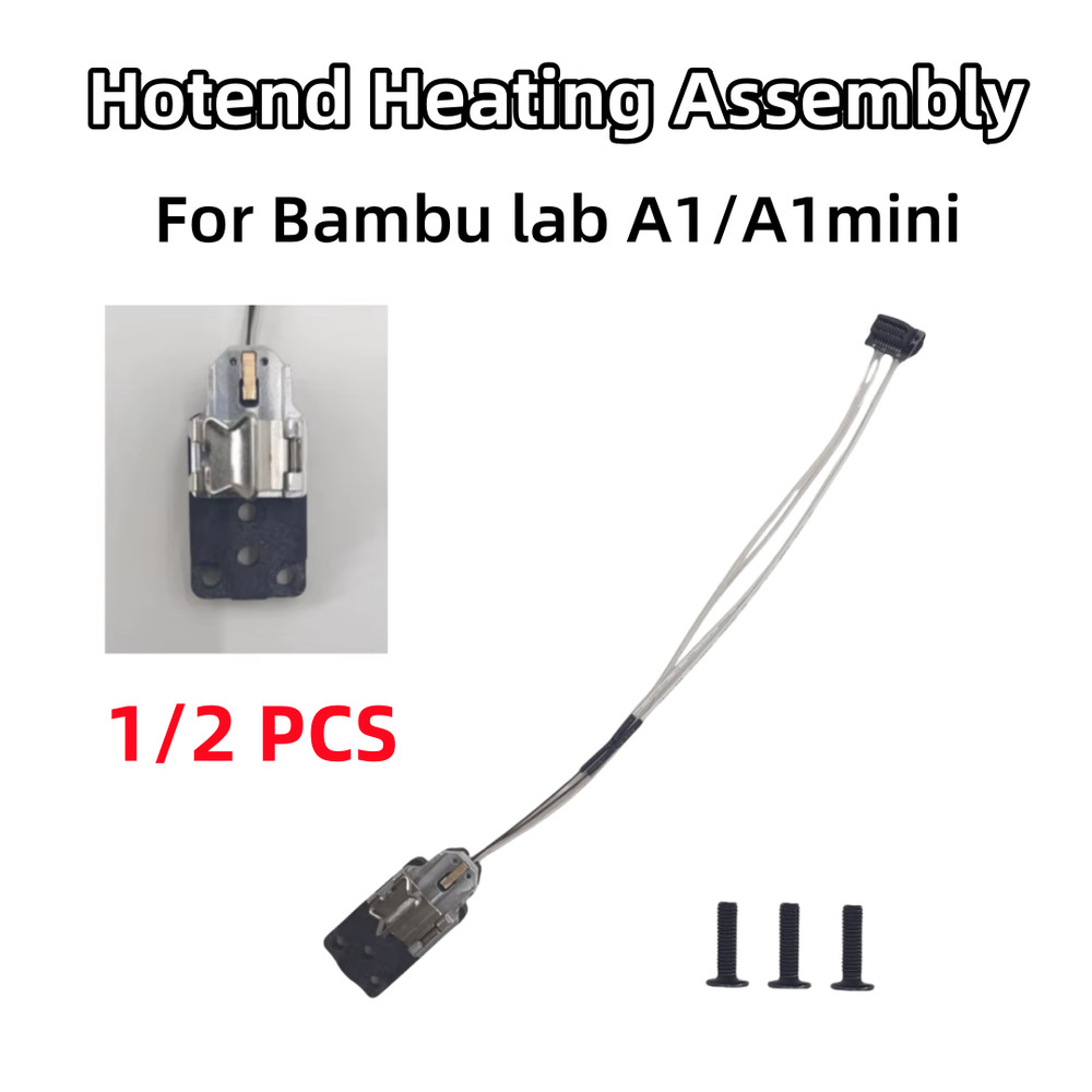 Heating Assembly Kit For Bambu Lab A1/A1 Mini Hotend Mounting Heating Assembly