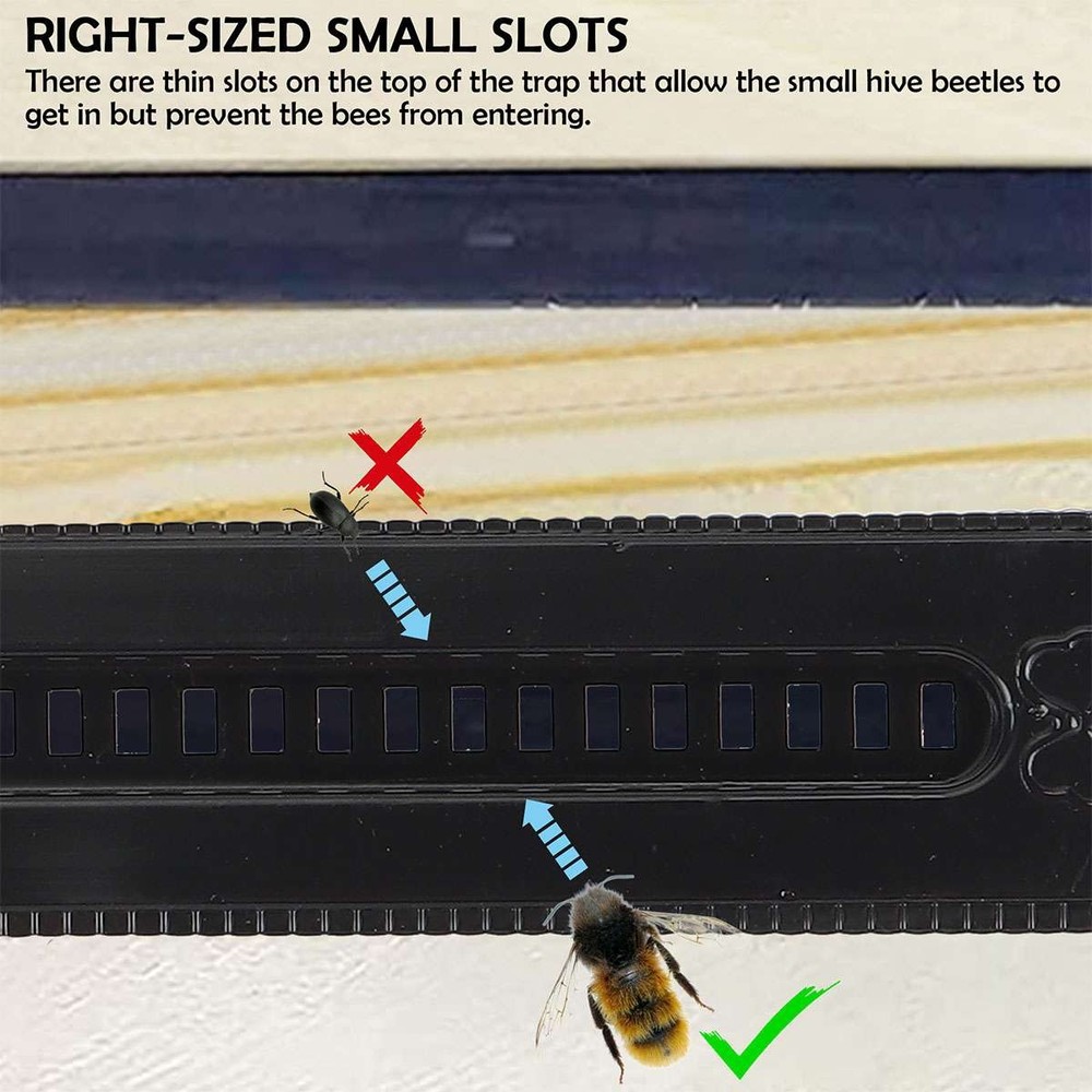 20Pcs Plastic Small Bee Hive Beetle Blaster Beehive Beetle Traps Beekeeping Tool