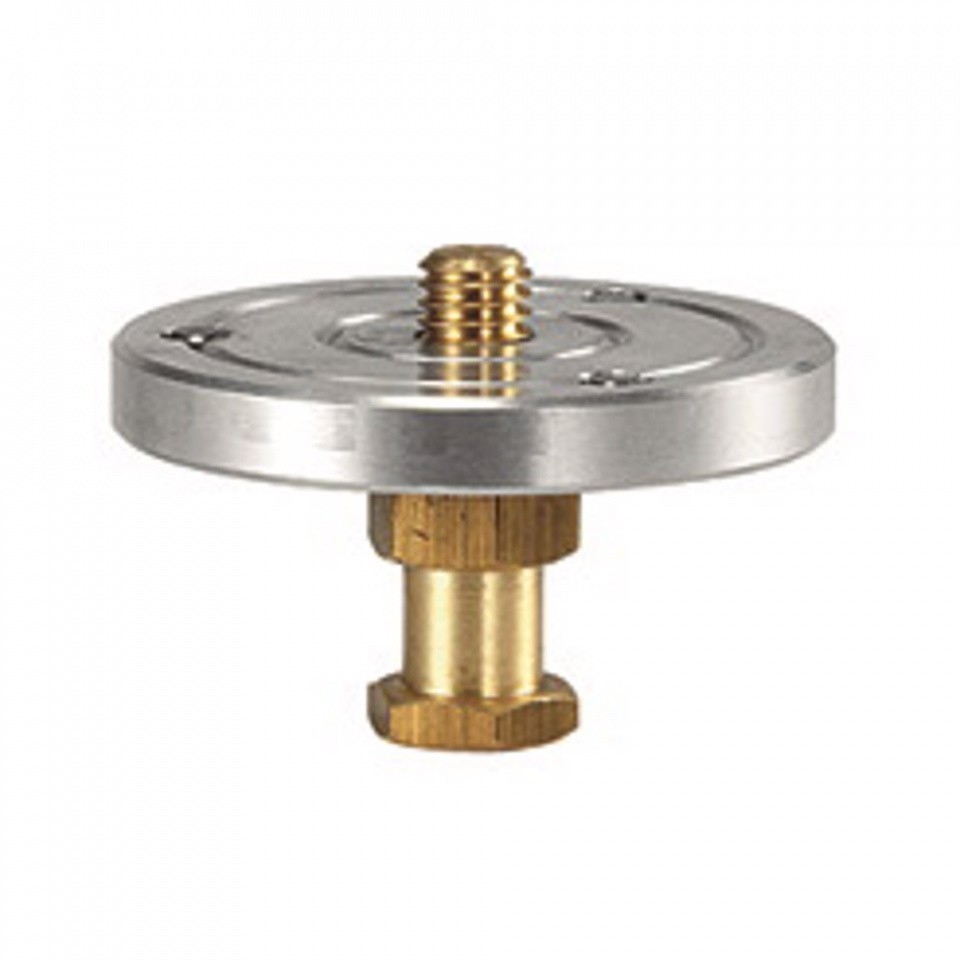 Manfrotto 208HEX 3/8-Inch Camera Mounting Platform Adapter (Silver)