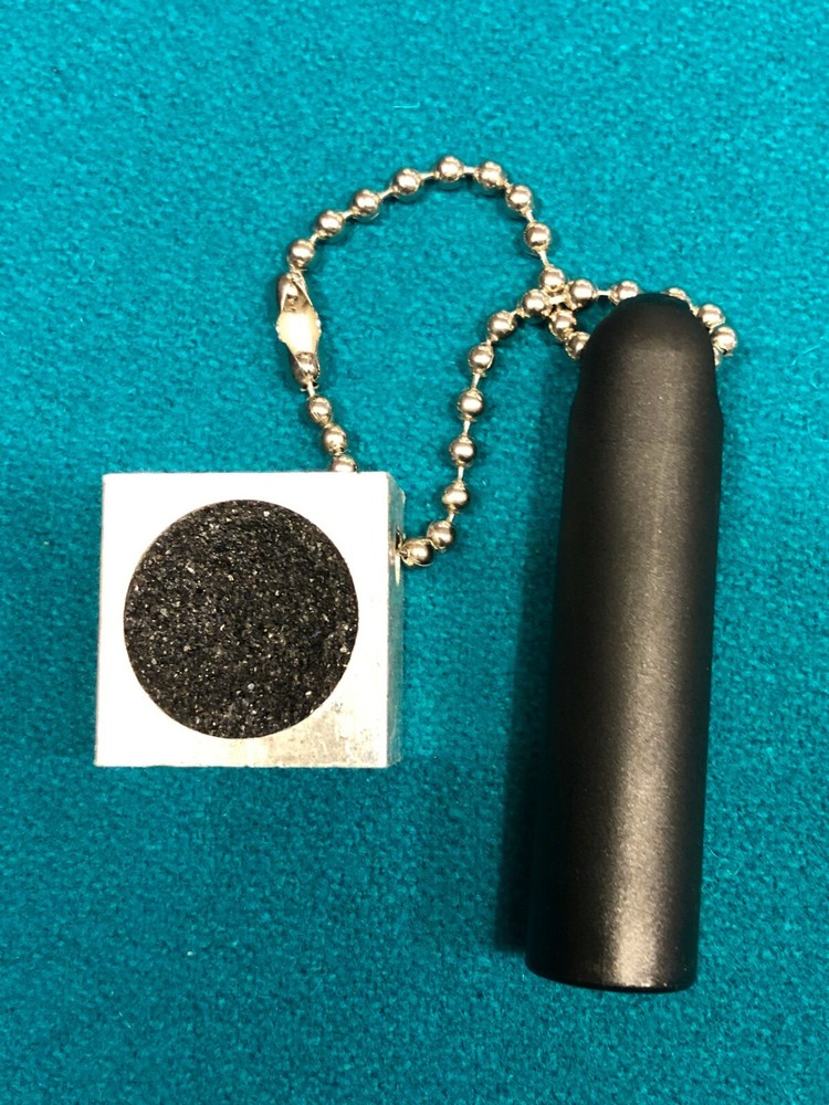 Mr. Billiards Tip-Pik Shadow Shaper PLUS Scuffer Tool with Key Chain! 