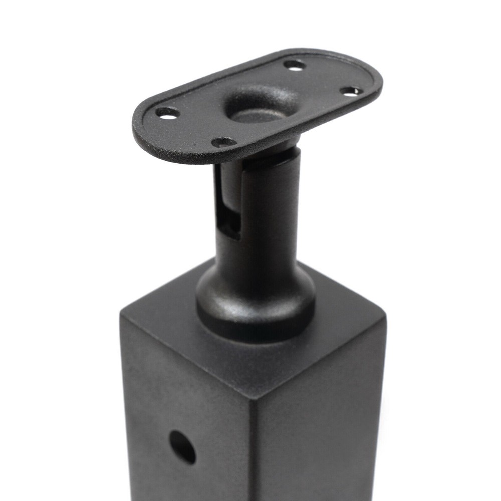 Cable Railing Post Deck Railing 36x2x2" Black Stainless Post w/ Pre-Drilled Hole