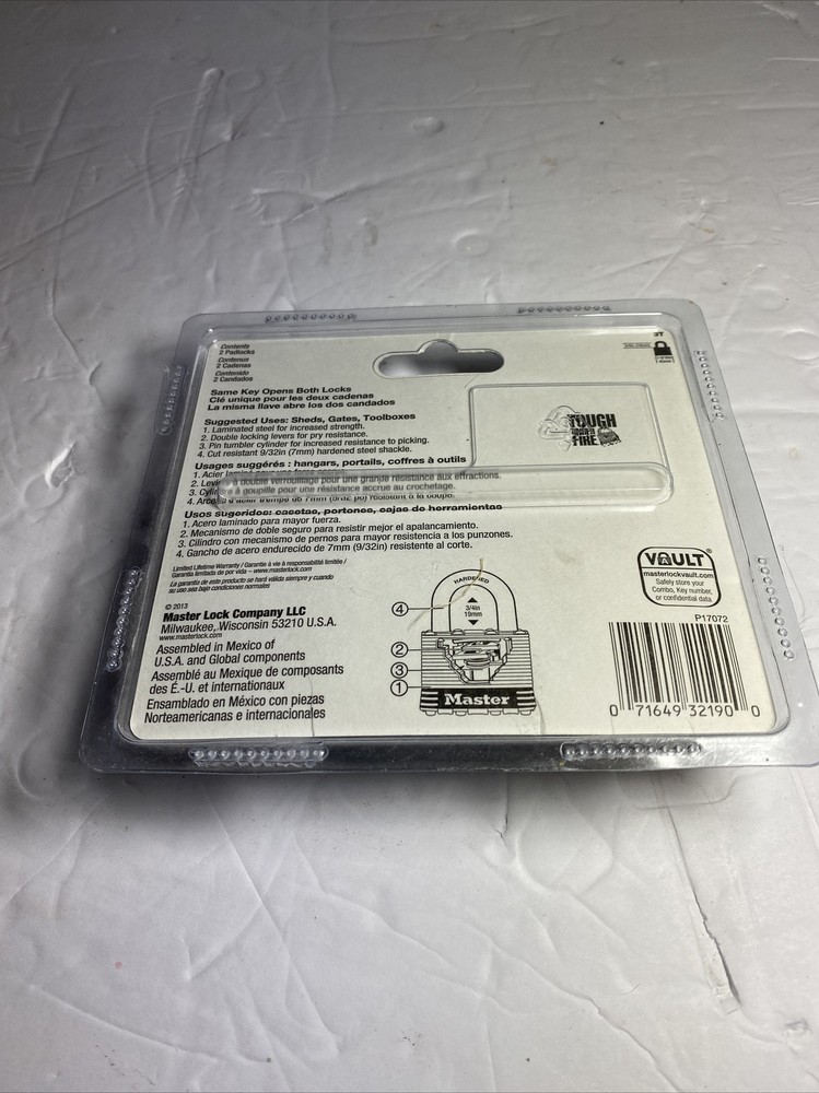 MASTER LOCK 3KADLD PADLOCK