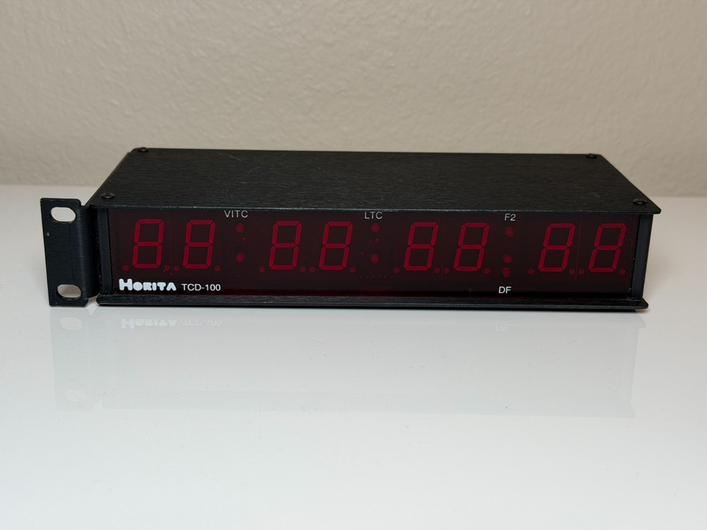 Horita TCD-100 Time Code Display LITC VTC SMPTE- Untested READ