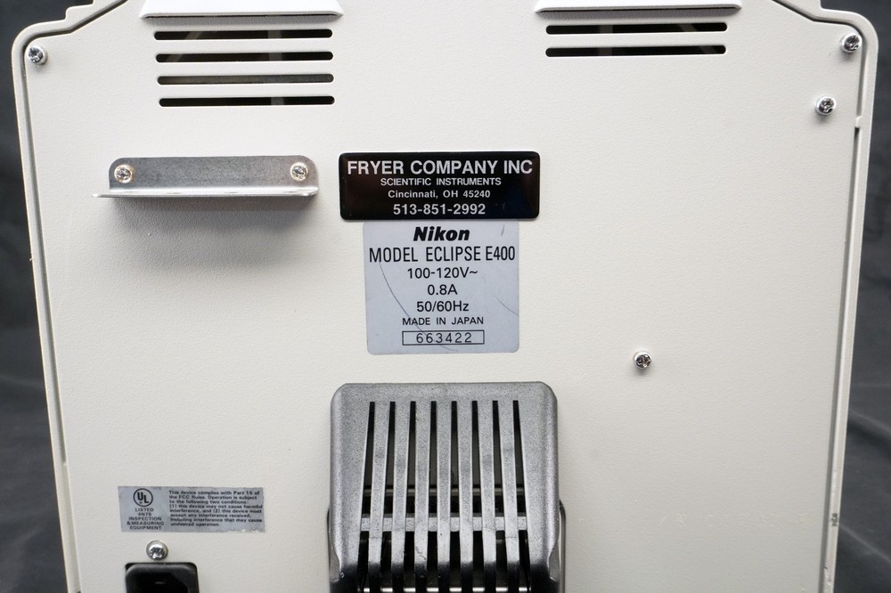 Nikon Eclipse E400 Microscope Ergo Binocular 10x Eye Plan 10/40x Objective Lot B