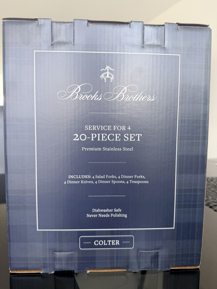 Brooks Brothers 20pcs Flatware set