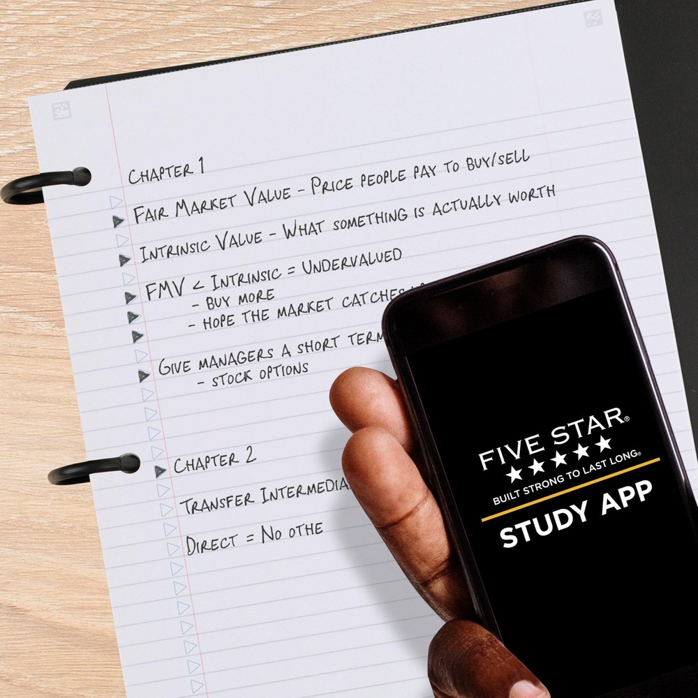 Five Star Flex Refillable Notebook + Study App, 1 Pack, Amethyst Purple