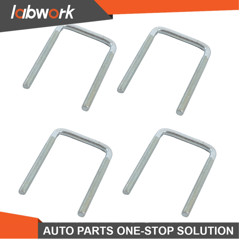 Labwork 8" Galvanized Swivel Top Bunk Bracket Kit 4Pcs For Boat Trailer 2x3