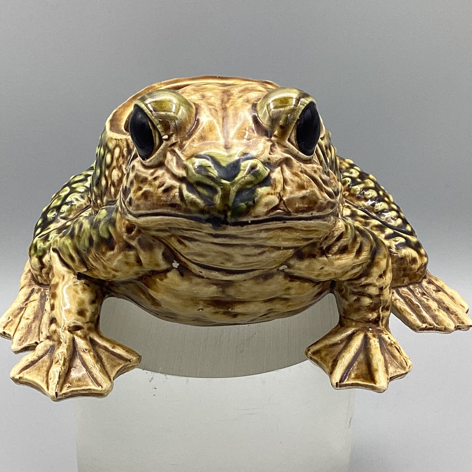 Vintage Frog Toad Art Ceramic Planter for Garden Home Decor