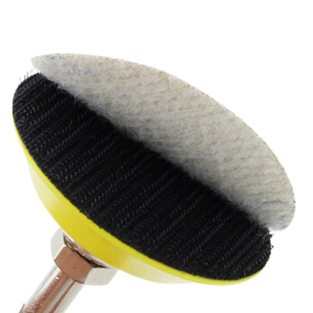 3" Hook and Loop Sanding Disc Backing Pad with Removable Foam Layer - 1/4" Shank