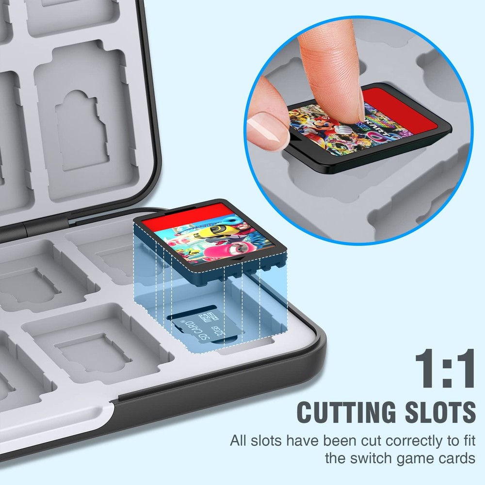 Game Card Case Holder for Nitendo Switch/Switch 2(2025) - Hard Shell Portable...