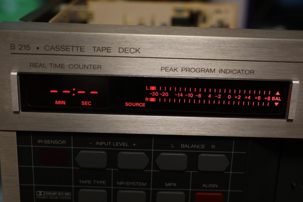 REVOX B215 Studer A721 Tapedeck DISPLAY