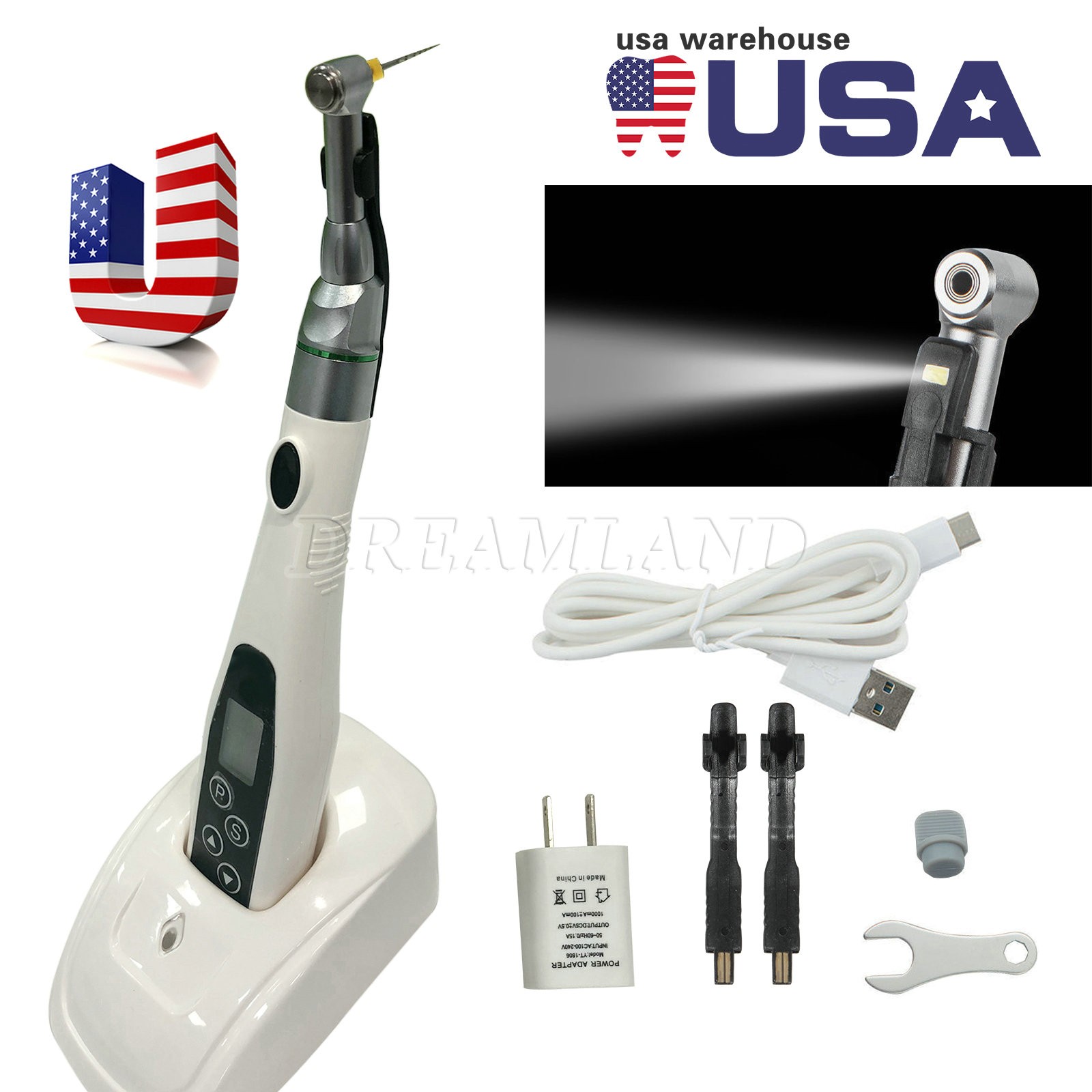 Dental Endodontic Endo Motor 16:1 Handpiece / Apex Locator Root Canal Finder