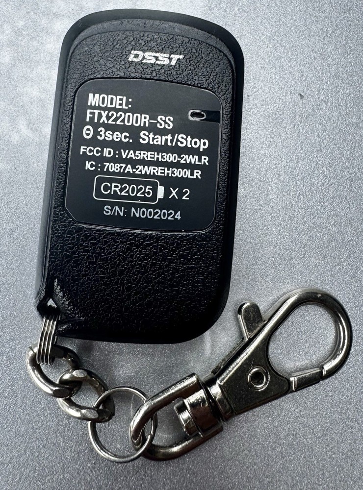 1-button FTX DSST (COMPUSTAR) 2-way LED Remote FTX2200R-SS