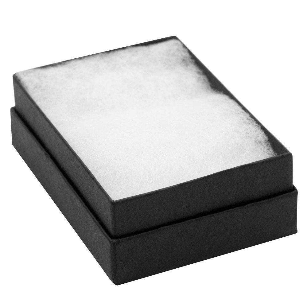 100~200~500~1000Pcs BLACK JEWELRY BOXES BLACK COTTON FILLED BOXES GIFT BOXES