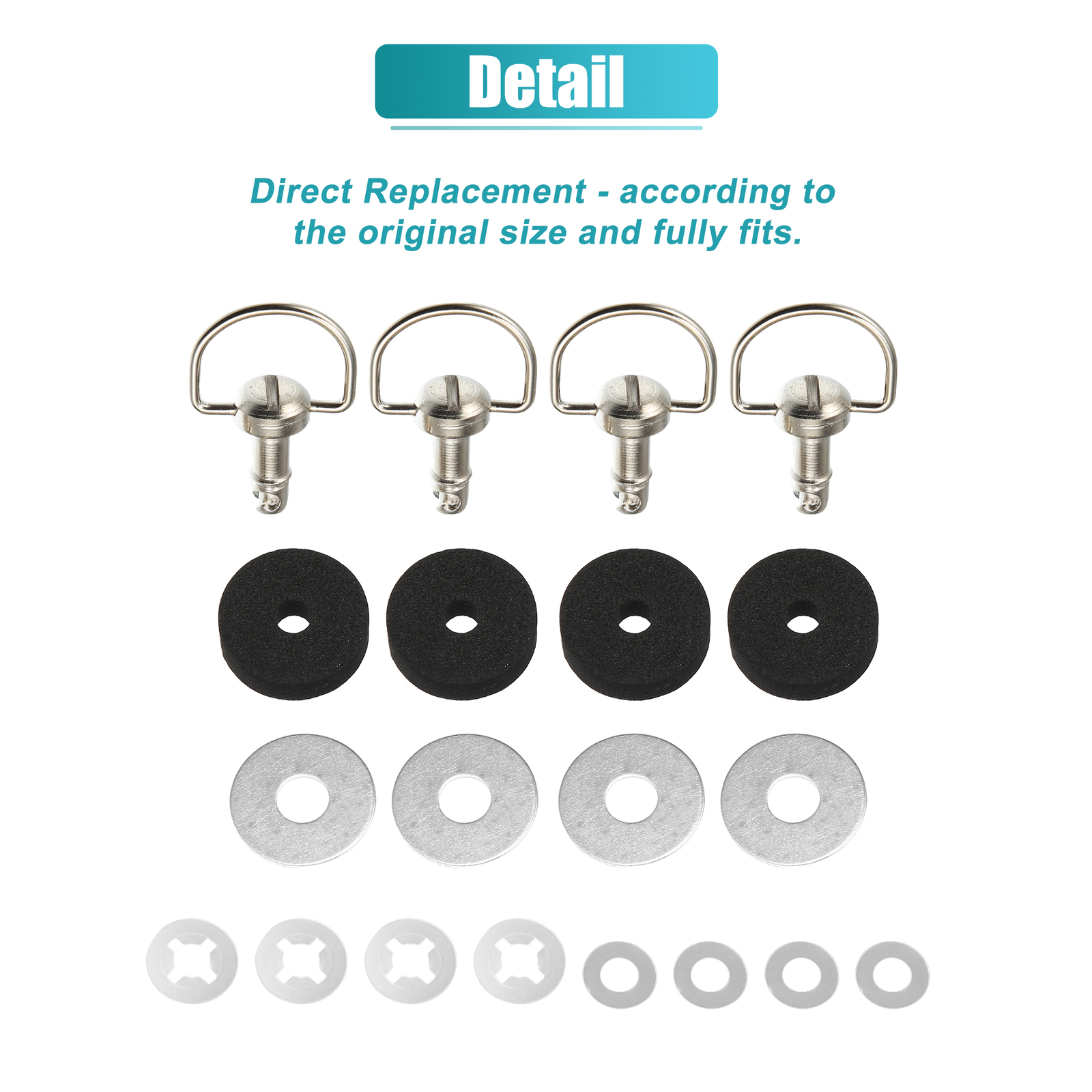 Pack (1) Roof Pins Quick Release Bolts Set for Can Am X3/ X3 Max