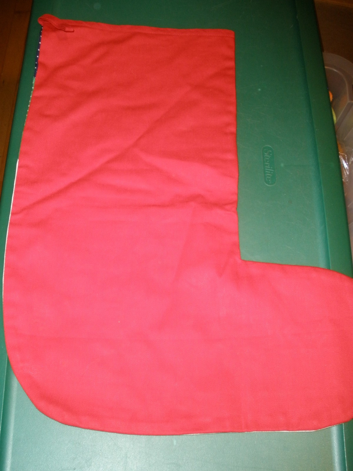 Glencraft Edinburgh Scotland Christmas Stocking 24" Top To Foot Santa w/ Sled Gi