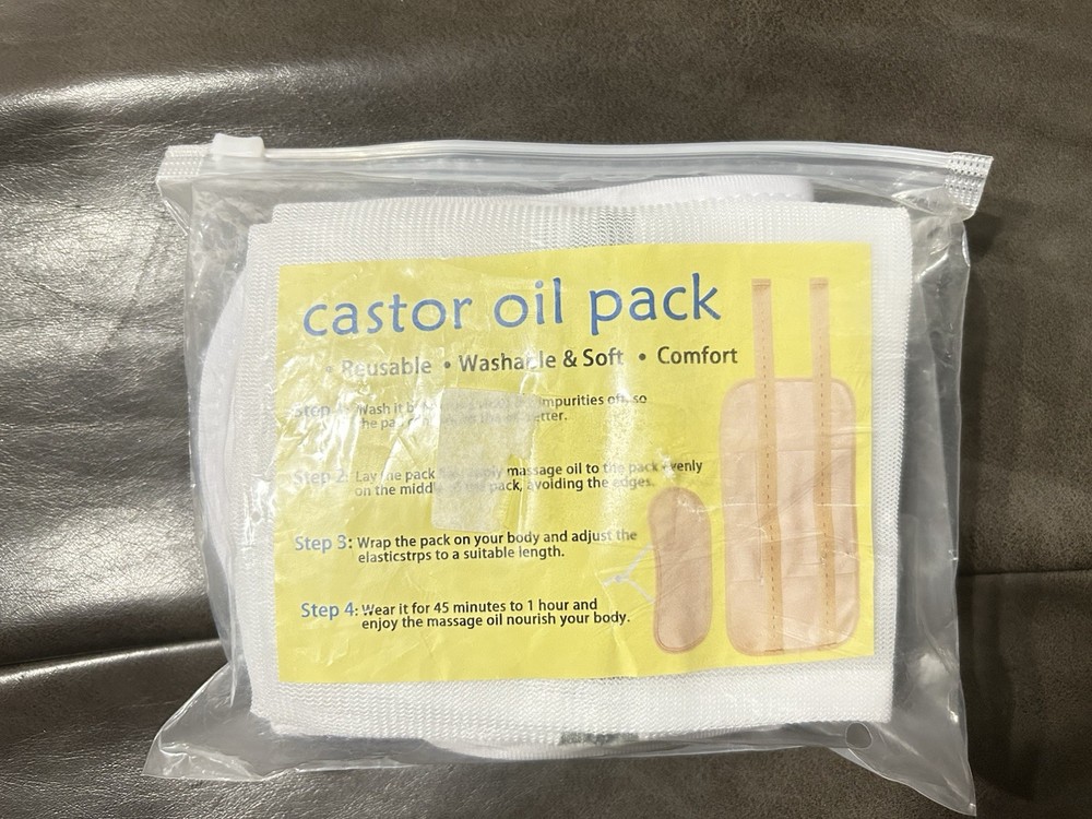 castor oil pack wrap kit C5