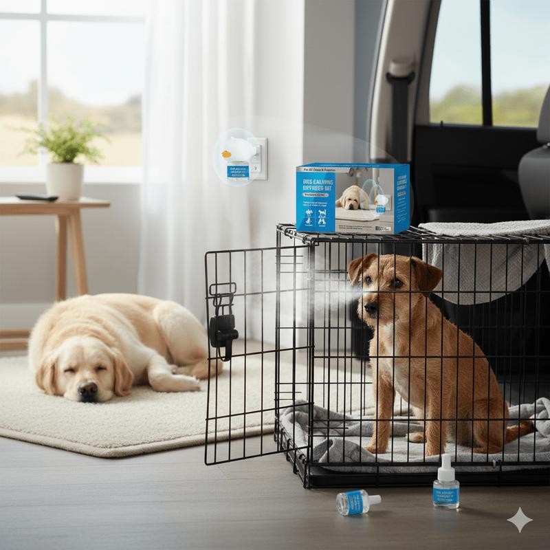 Calming Pheromone Diffuser Kit For Dogs Cats Relaxing Behavior Support Plug In
