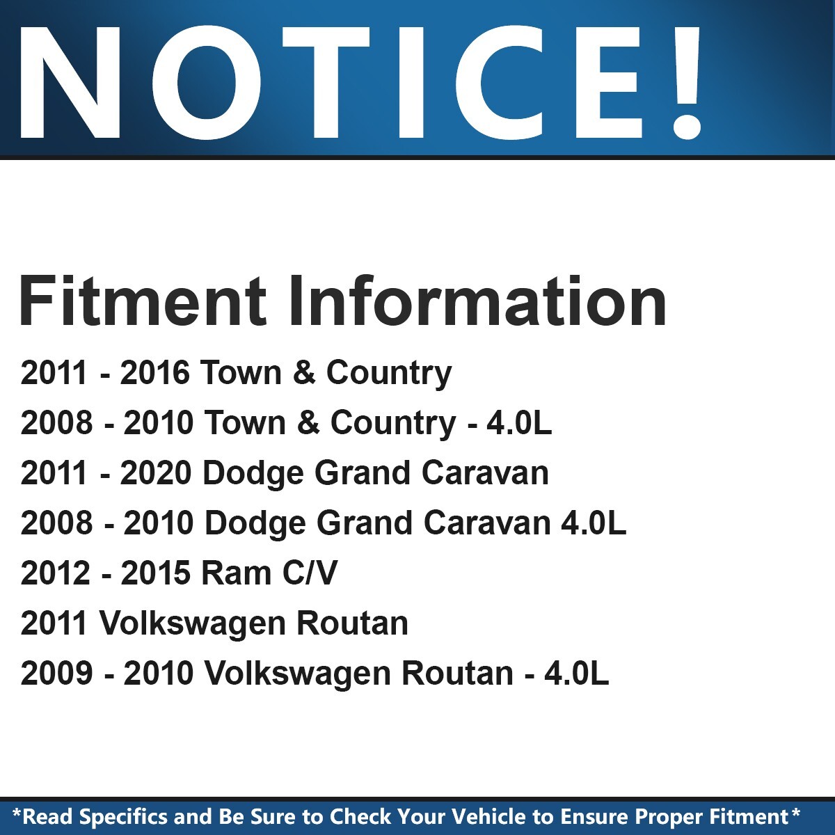 2pc Front CV Axle Shaft Assembly for Town & Country Dodge Grand Caravan Ram C/V