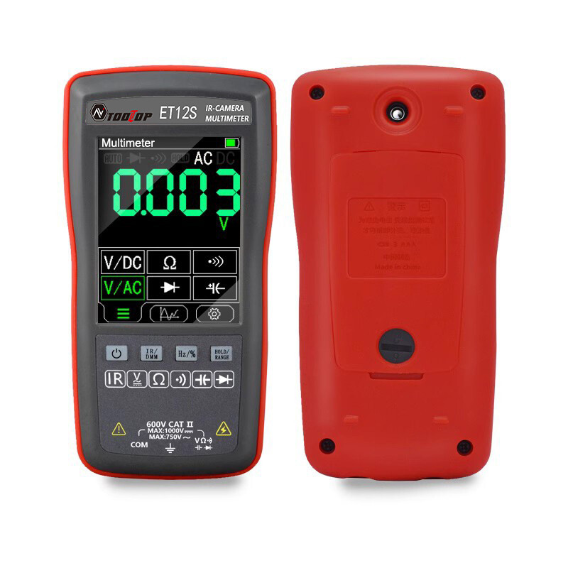 Thermal Imager Multimeter 2 In1 24*32 Digital Touch Screen Voltmeter USB Interf