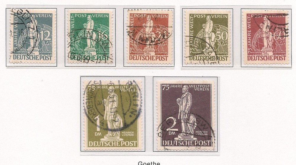 Germany WEST BERLIN 1949 UPU Set Fine Used