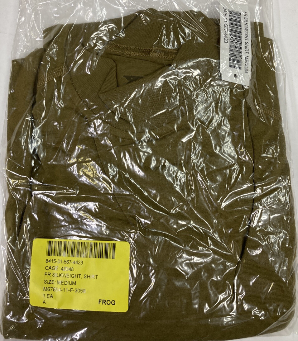 USMC XGO FROG Peckham Military Flame Resistant SILK Layer Shirt SM MED LARGE NEW