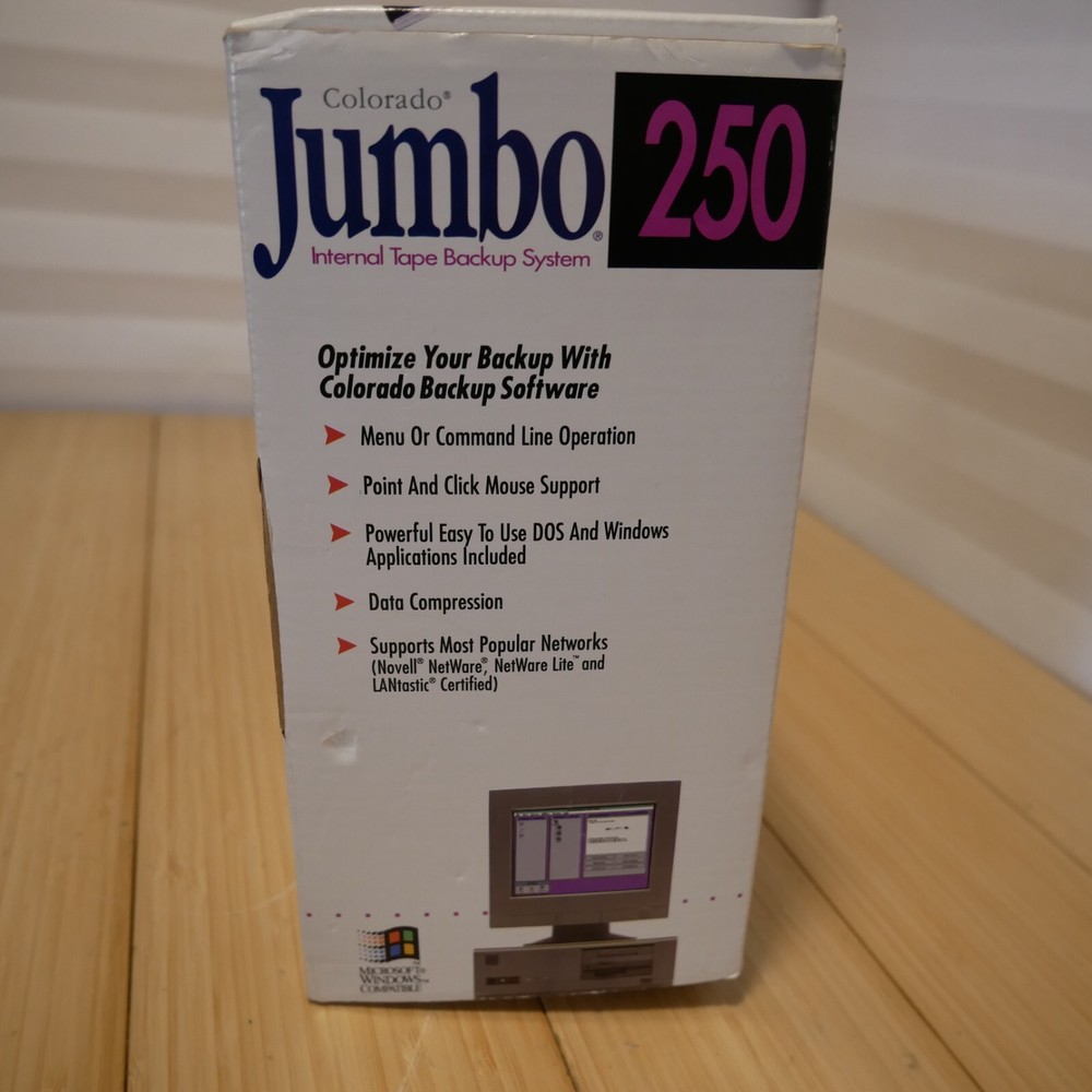 Colorado Jumbo 250 Internal Tape Backup System - Tested & Working