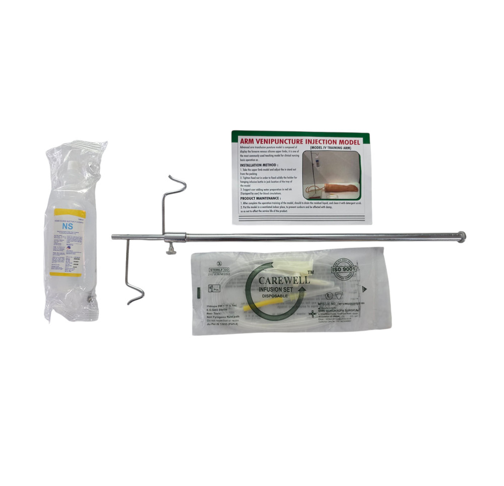 Arm Venipuncture Injection Training Model with Bag