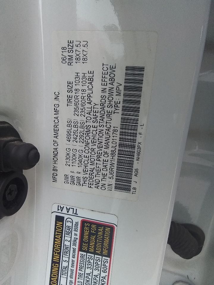 2018-2022 Honda CR-V 7" Display Screen w/o Navigation