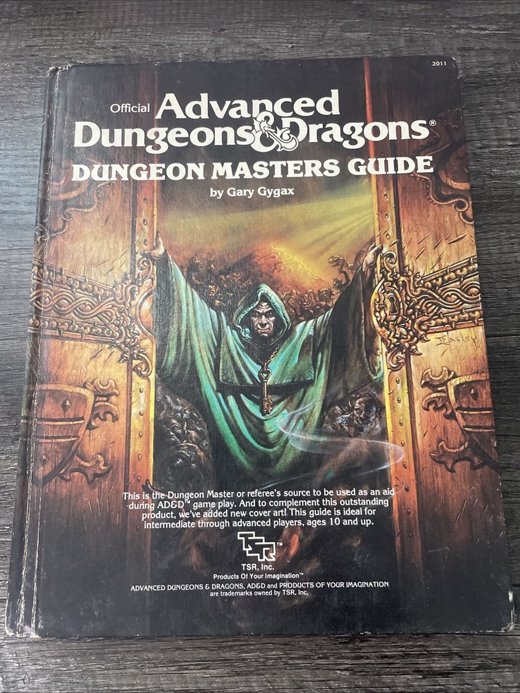 Offical Advanced Dungeon & Dragons Dungeon Masters Guide 1979 Revised Gygax