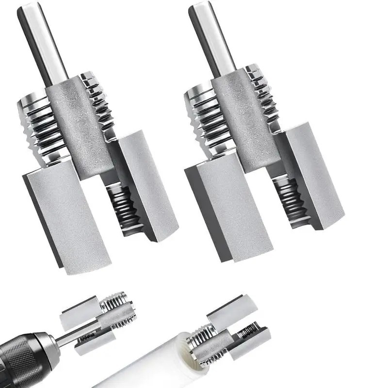 Integrated Internal & External Pipe Threading Tool Steel PVC Pipe Threader Kit
