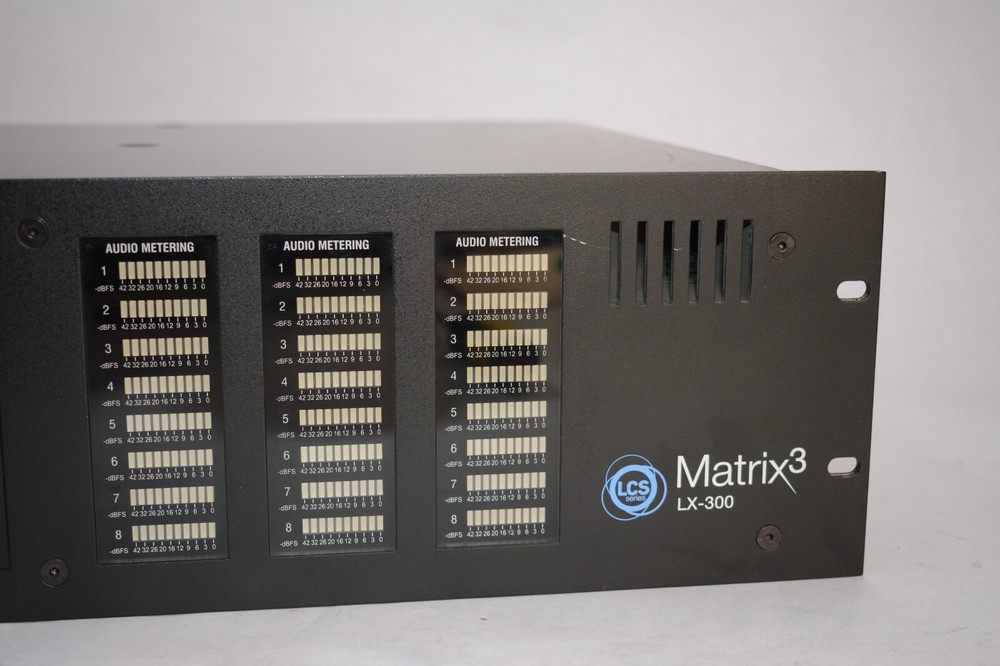 Meyer Sound LCS Matrix3 LX-300 Audio Engine Show Control System W/ 9 Modules