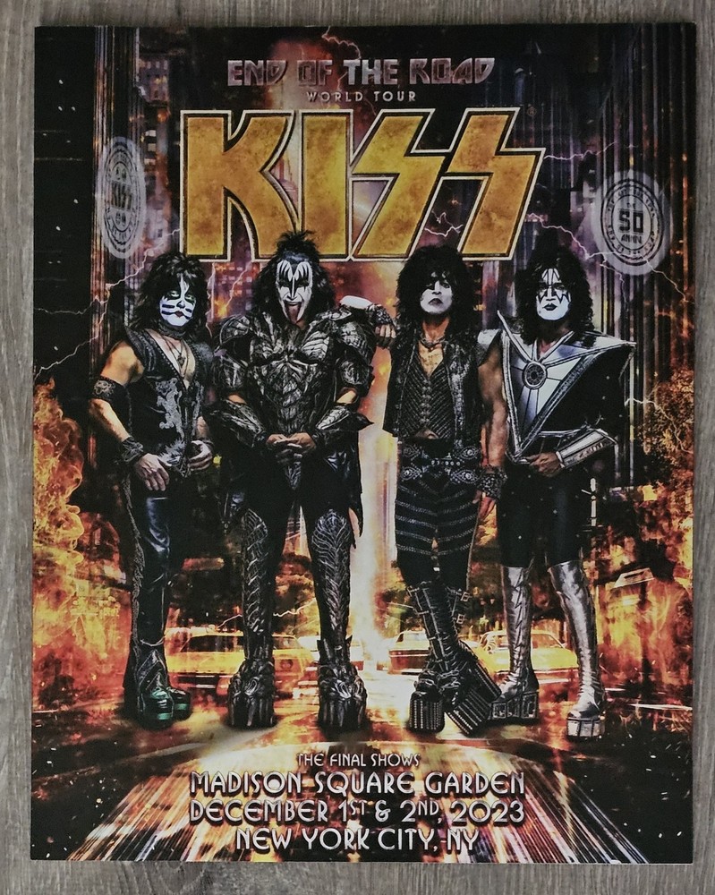 KISS TOURBOOK! THE FINAL SHOW. NYC-MSG LIMITED EDITION RARE