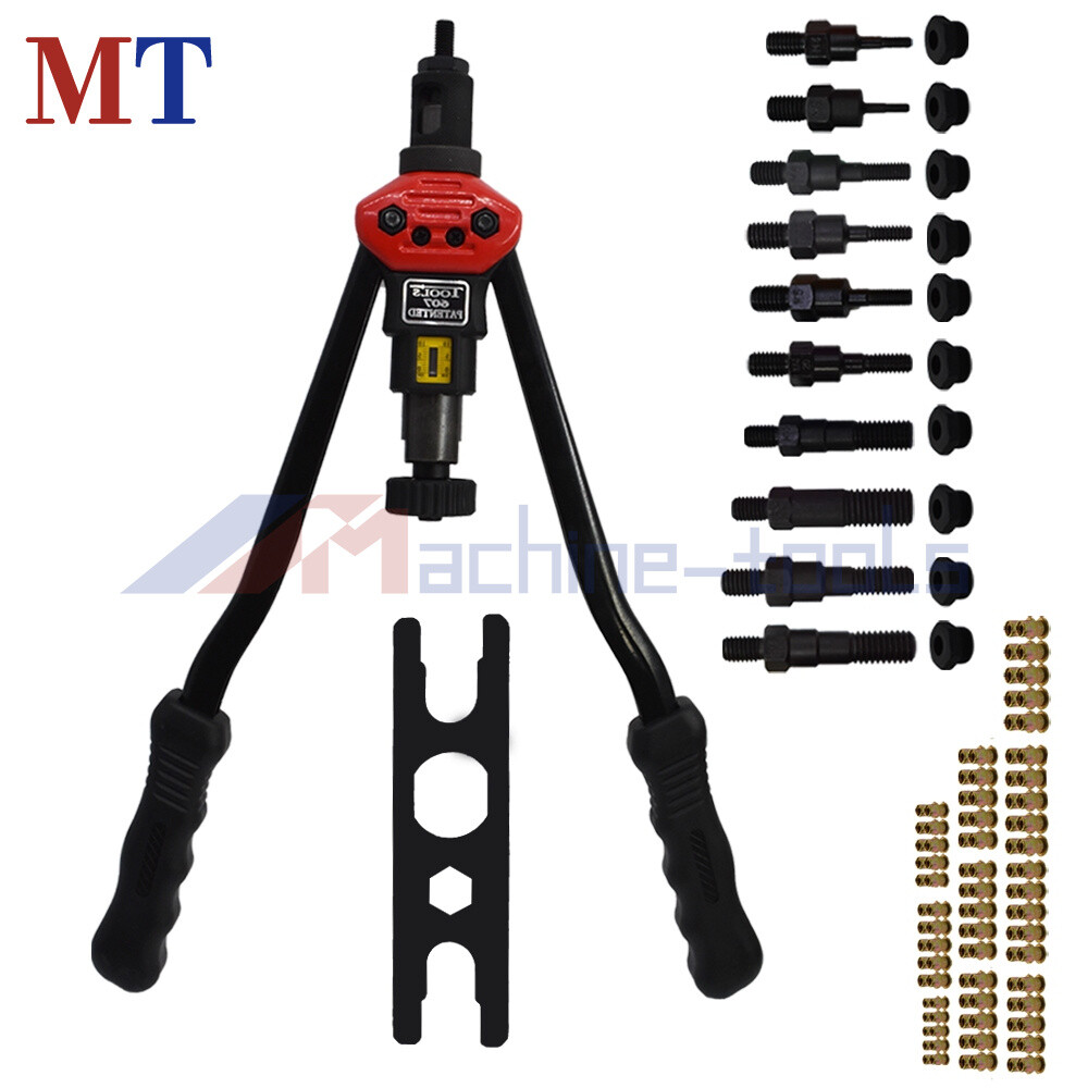 16" Rivnut Setting Tools Nut Setter Tool Hand Blind Riveter Rivet Nut Gun Kit