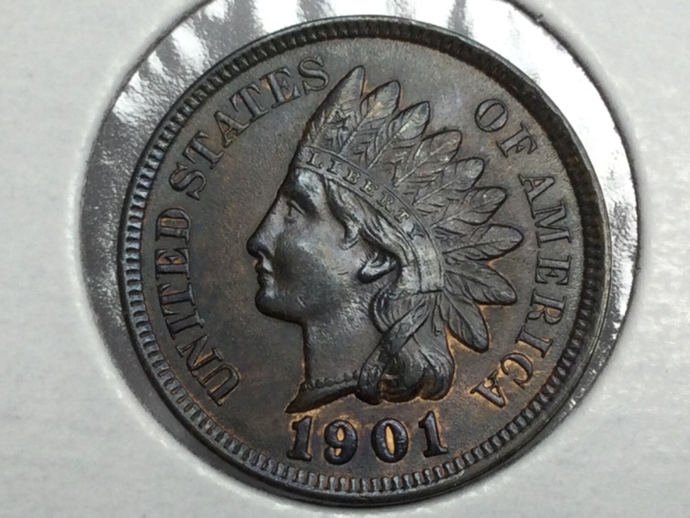 1901 Indian Cent in uncirculated