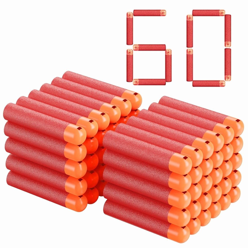 60PCS Mega Dart Refill Pack for N-Strike Mega Series