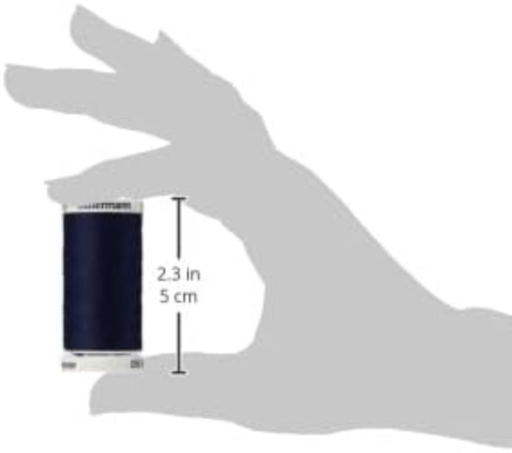 250M Navy Blue Polyester Sewing Thread - Durable & Versatile for All Fabrics