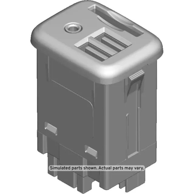 Genuine GM Jet Black Audio Player Receptacle 84789791