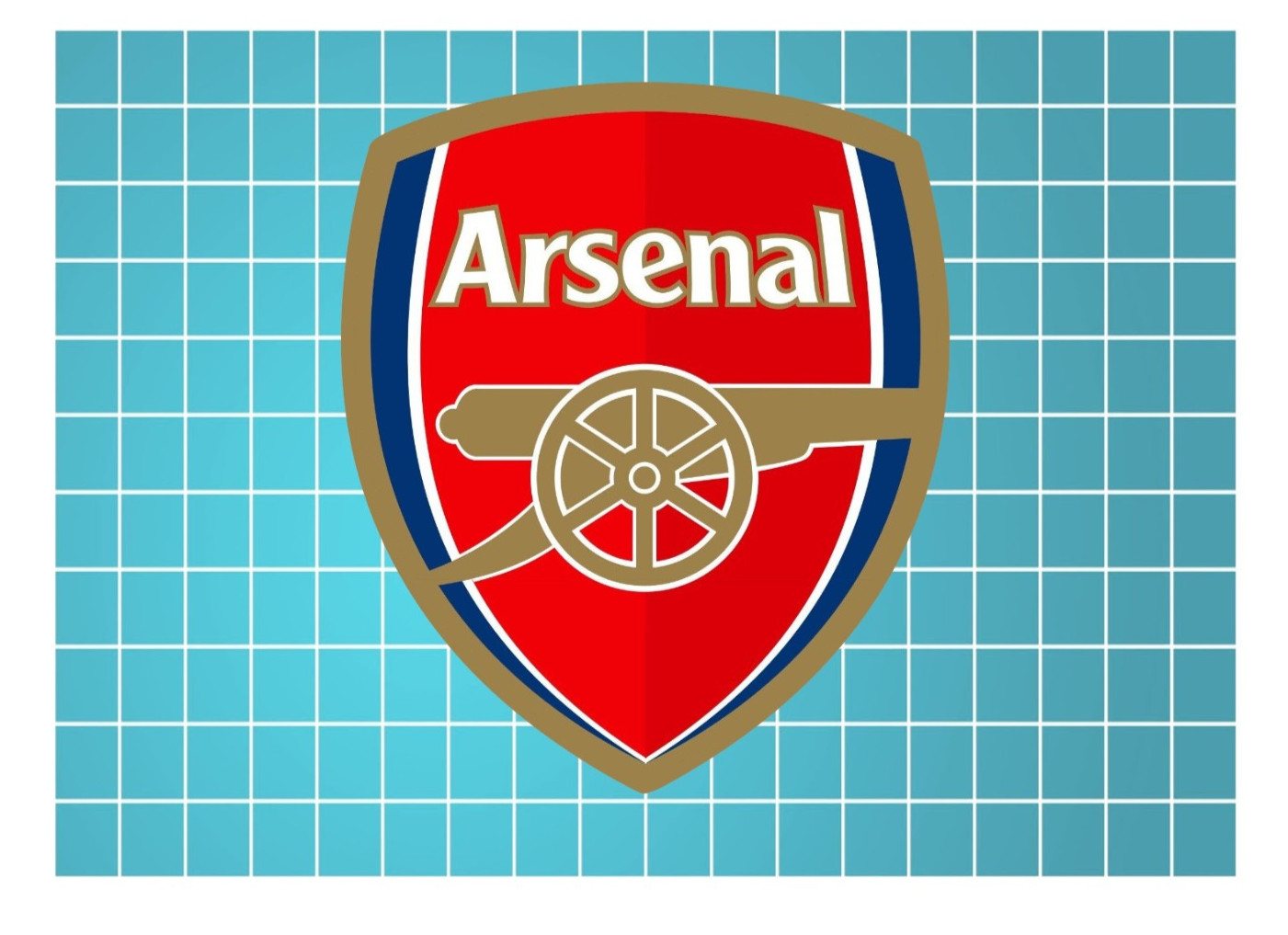 Arsenal F.C. Logo - Die Cut Laminated Vinyl Sticker/Decal