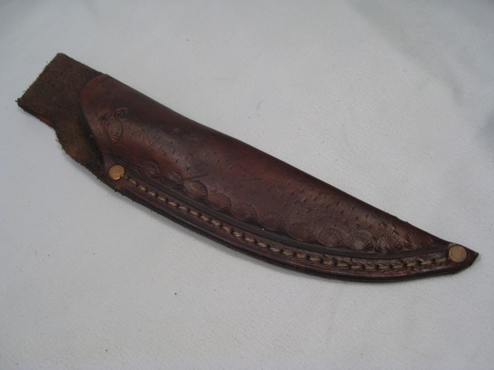 Custom Handmade R. SLACHTER RS Hamilton, MI Fixed Blade w/ Sheath. #43