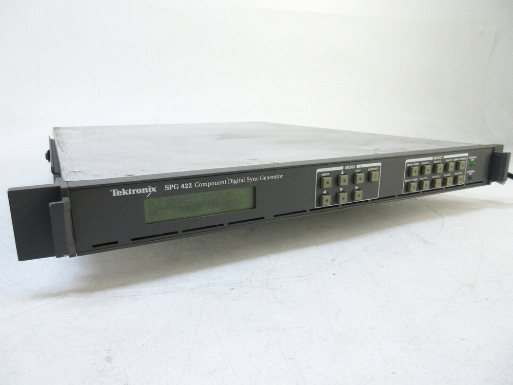 Tektronix SPG 422 Component Digital Sync Generator with Rack Rail Kit
