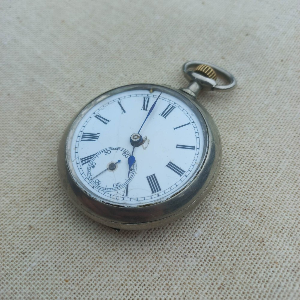 Antique Pocket Watch 'Moeri's Patent'  Working
