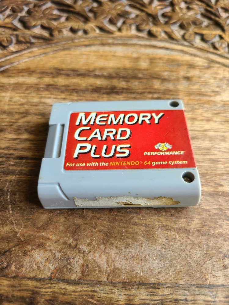 N64 Memory Card Plus Performance P-375AE 4 Bank Controller Pak Untested