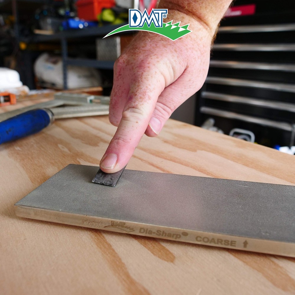 DMT D8C Dia-Sharp Bench Stone, Diamond Knife Sharpener, Coarse 325, Flat