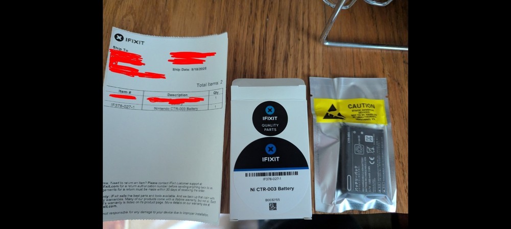 Nintendo 3DS Battery Replacement Compatible with 3DS Models