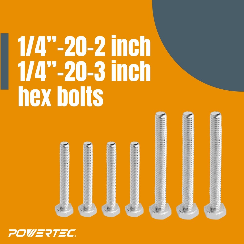 POWERTEC 36pcs Jig & Fixture Hardware Kit (71130)