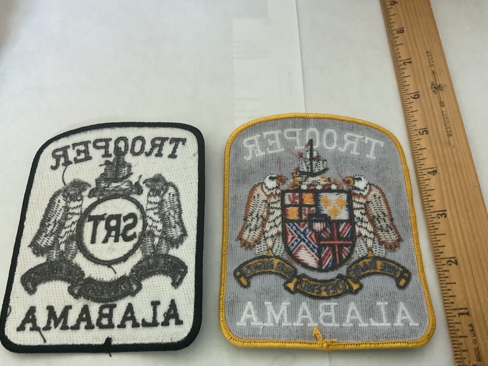 Alabama State Trooper SRT collectable Patch full size Set tracking insured