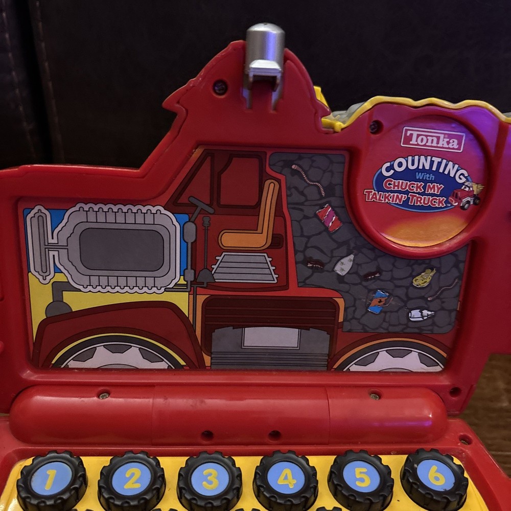 2000 Tiger Electronics Tonka Counting With Chuck Vintage Working Rare. B1