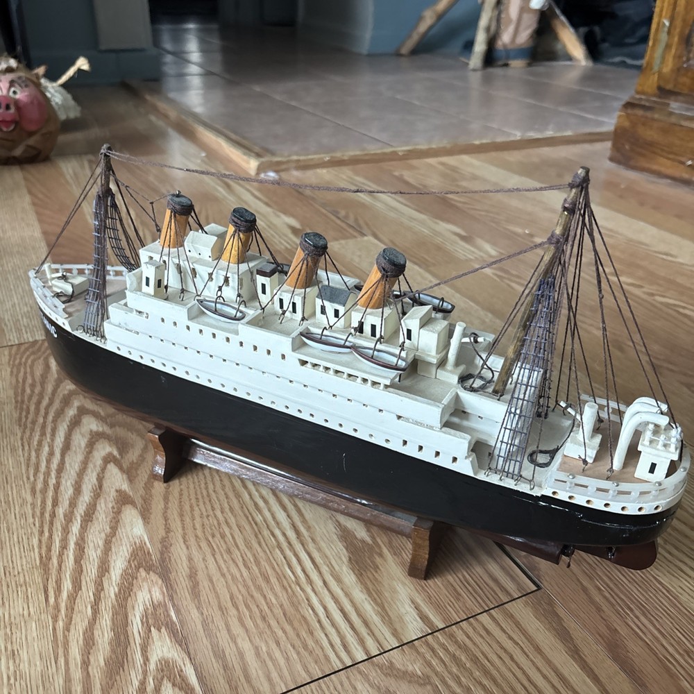 Wooden Titanic Model